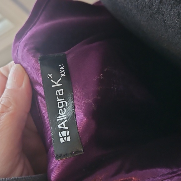 Allegra K Purple Sequin Mini Dress 3X - Picture 5 of 5